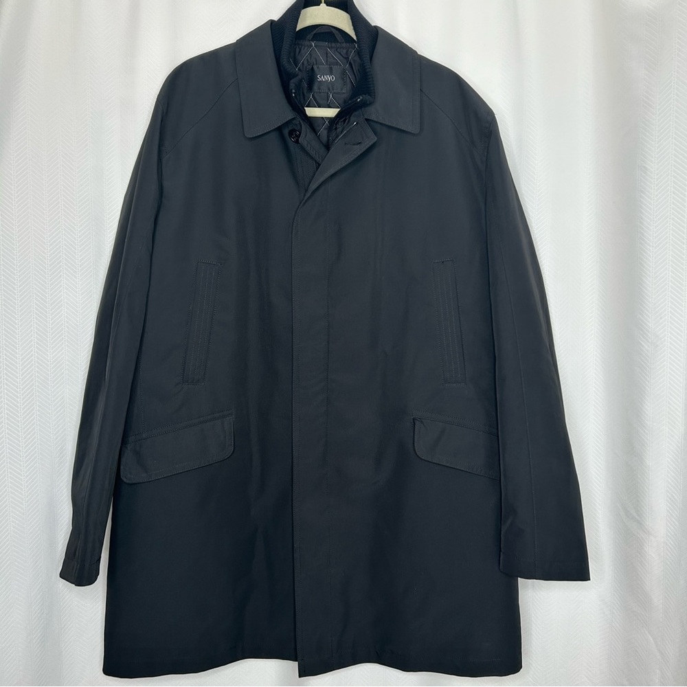 Sanyo men’s black jacket coat
